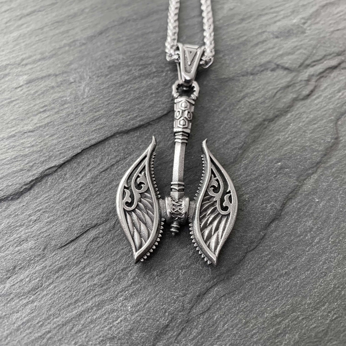 Double Axe Necklace