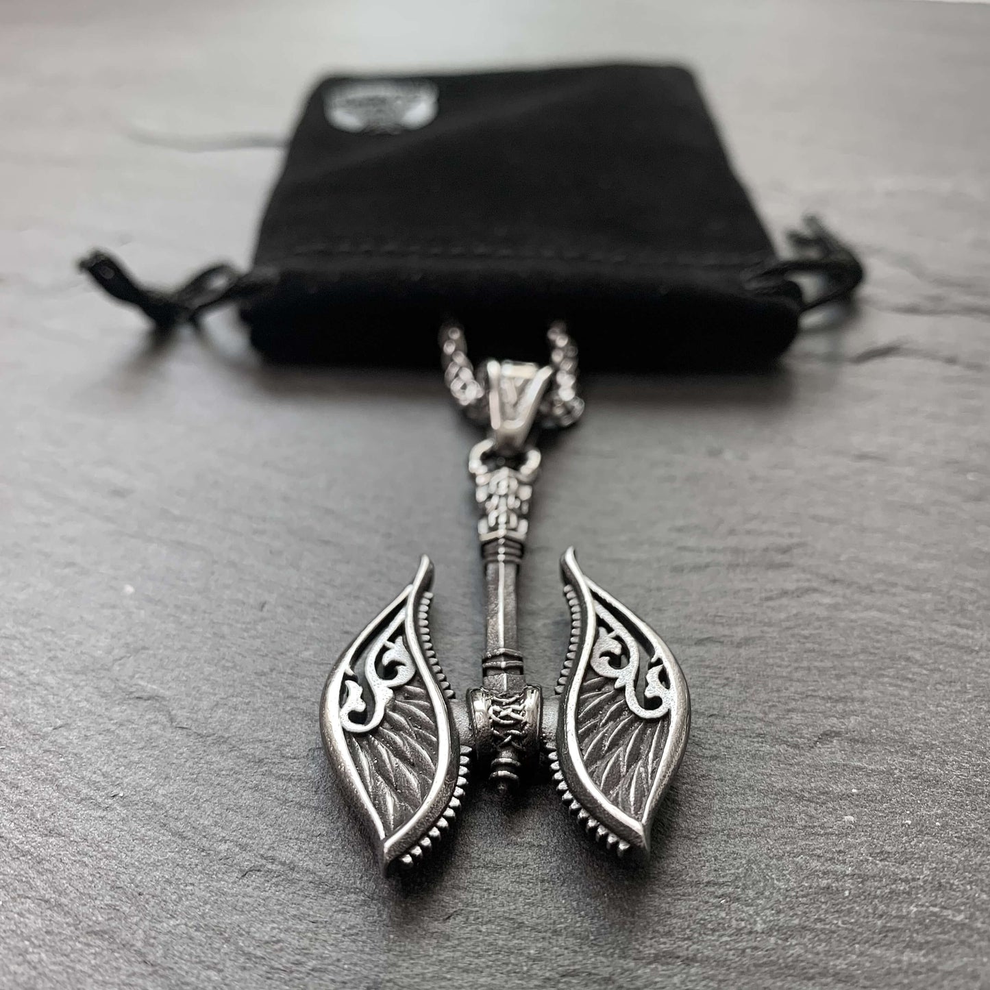 Double Axe Necklace
