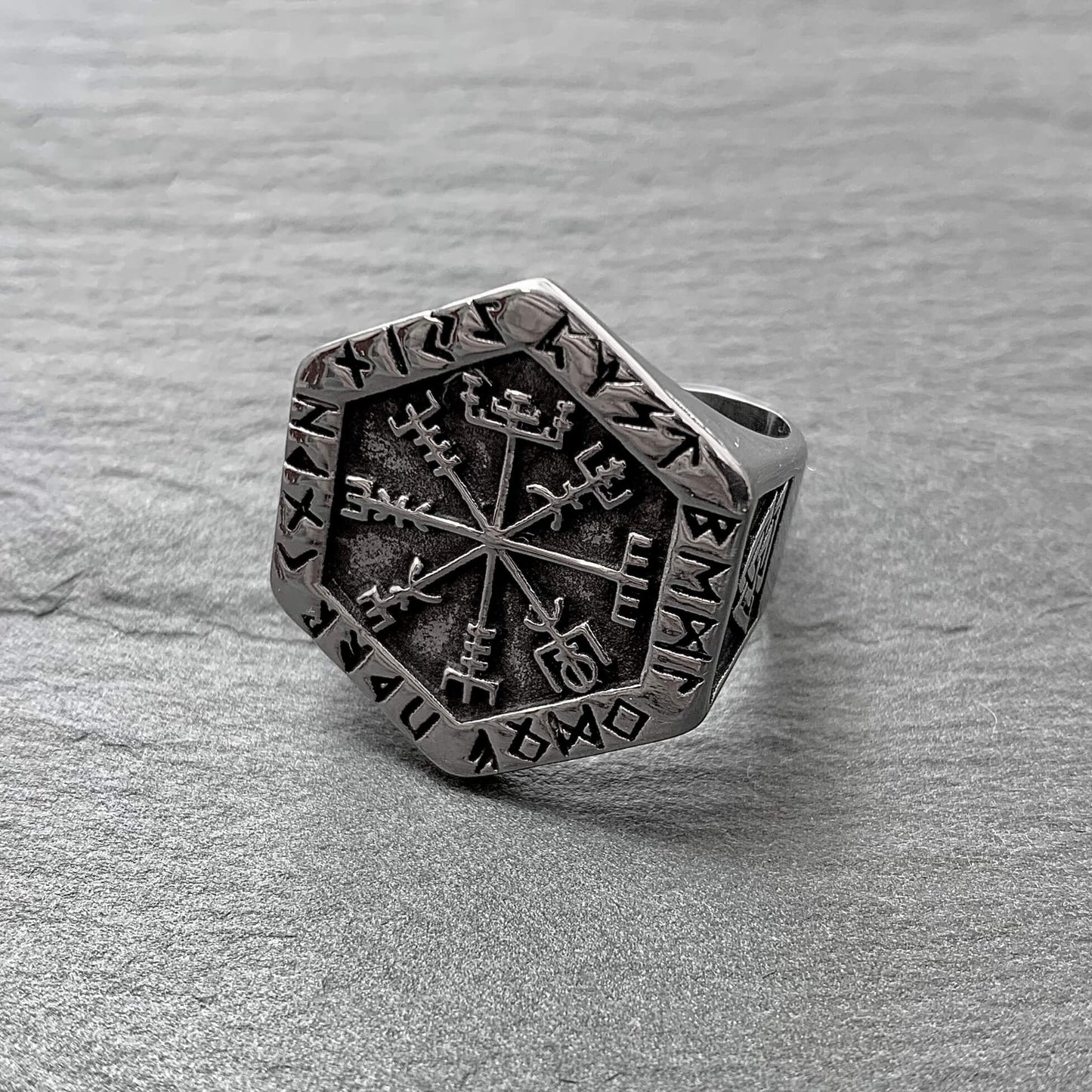 Viking Compass Ring