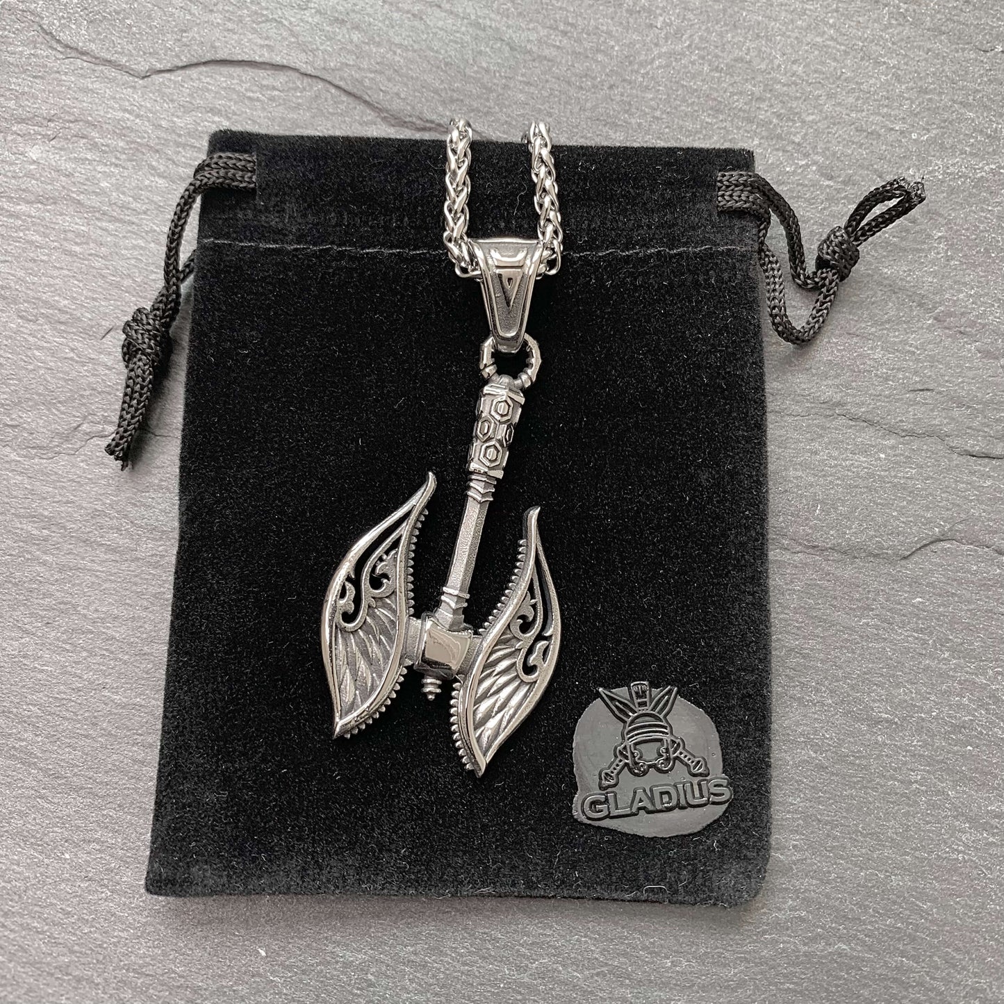Double Axe Necklace