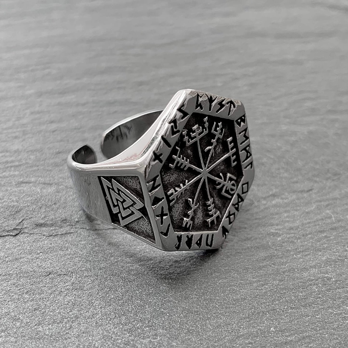 Viking Compass Ring
