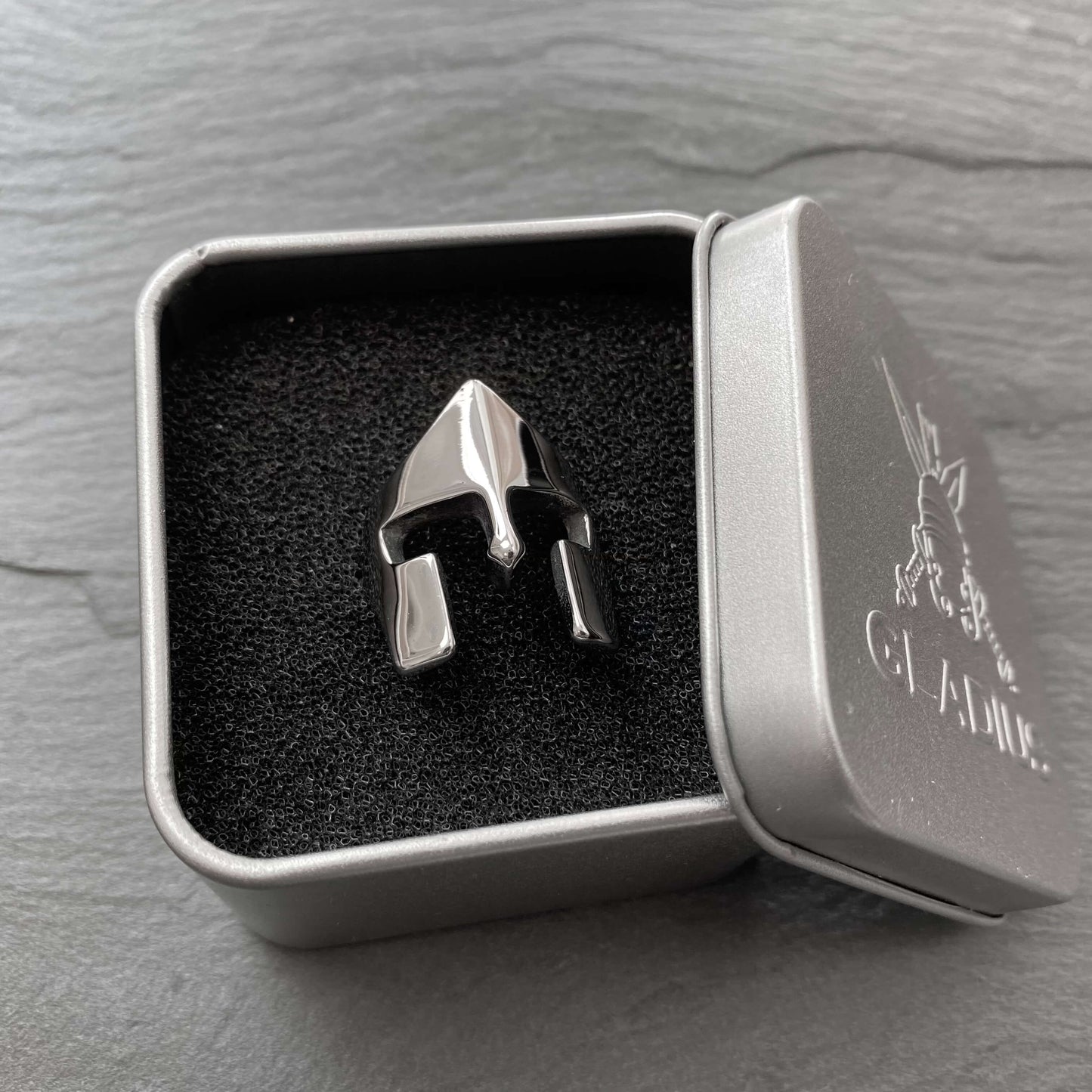 Knight Helmet Ring