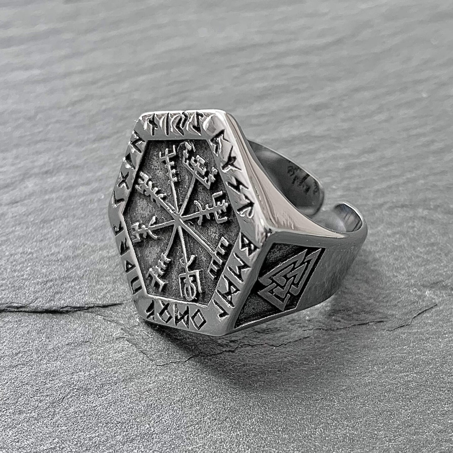 Viking Compass Ring