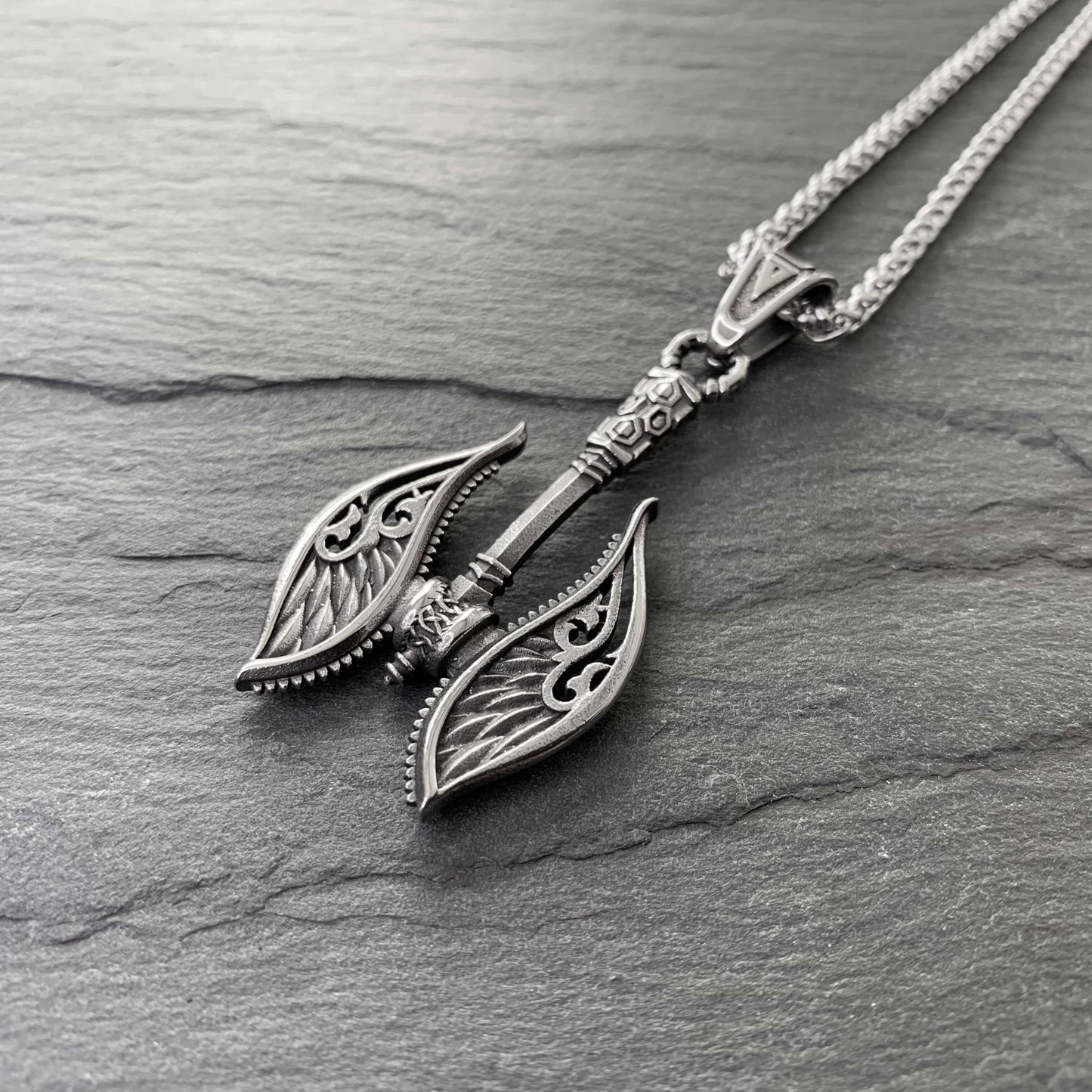 Double Axe Necklace