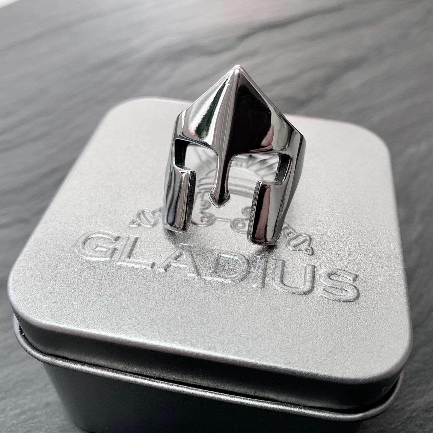 Knight Helmet Ring