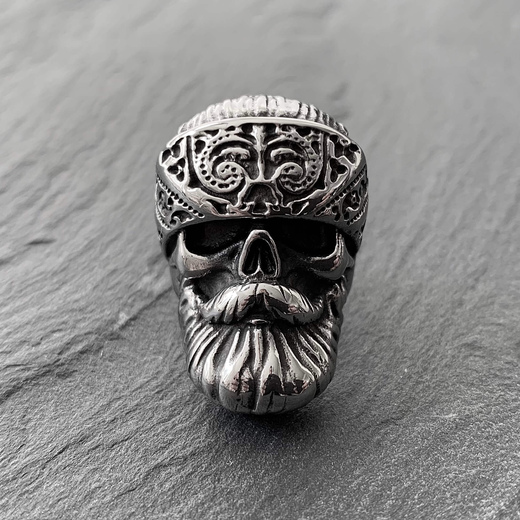 Bandana Skull Ring – Shopgladius