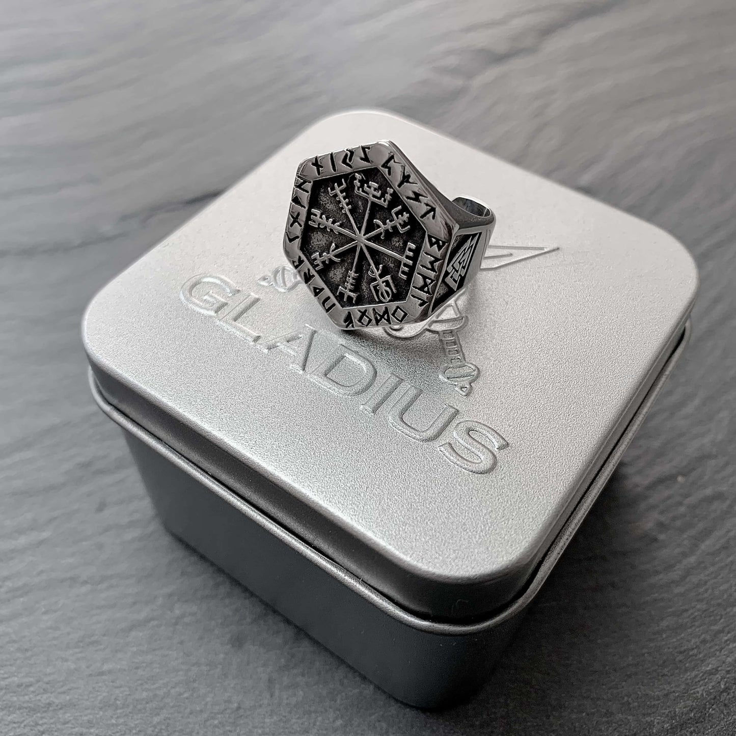 Viking Compass Ring