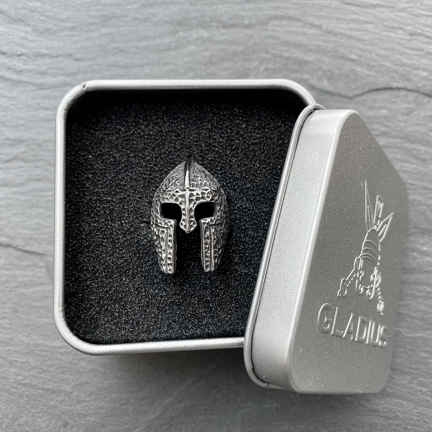 Warrior Helmet Ring