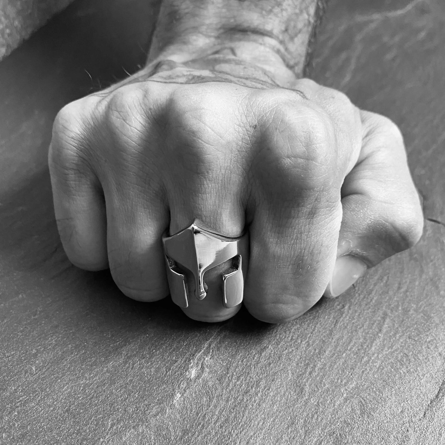 Knight Helmet Ring