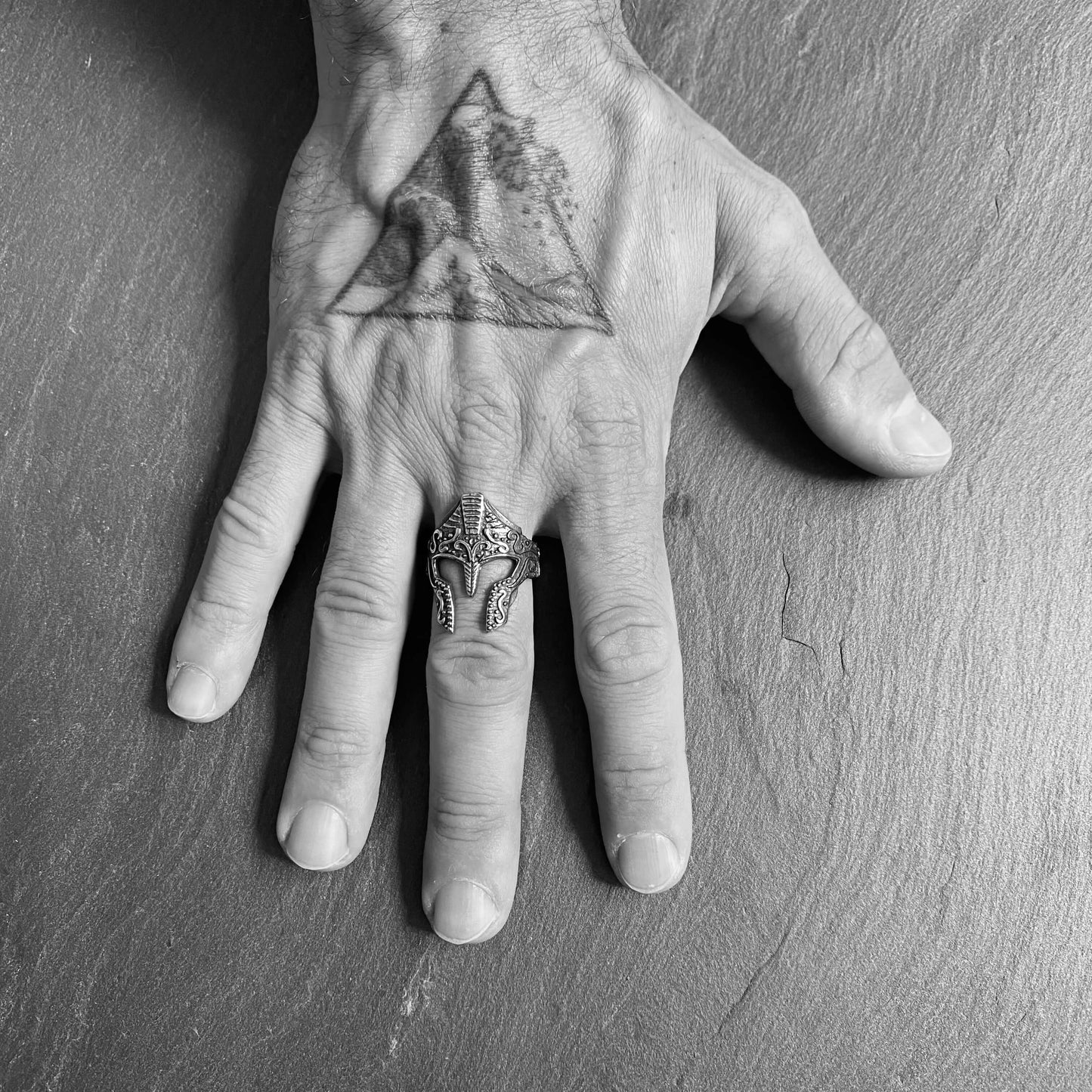 Greek Helmet Ring