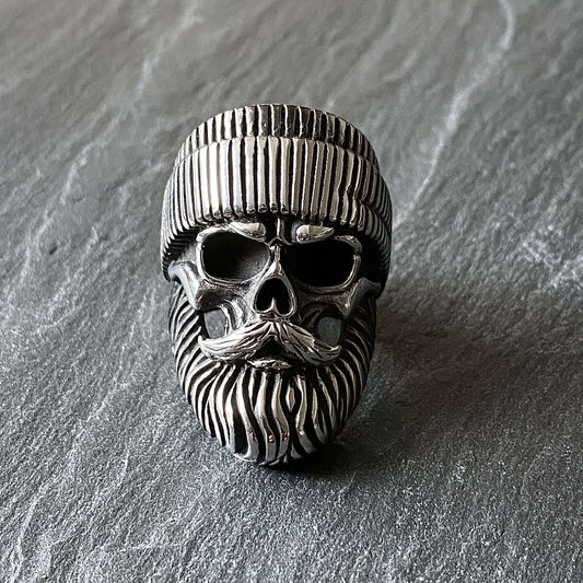 Beanie Skull Ring
