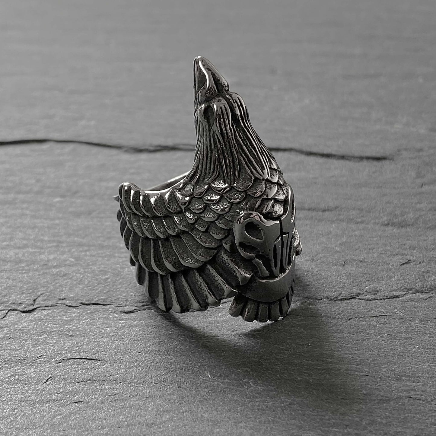 Viking Raven Ring