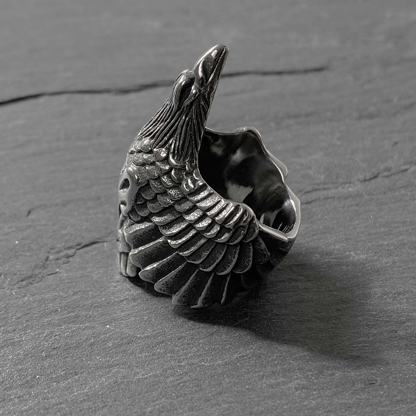 Viking Raven Ring