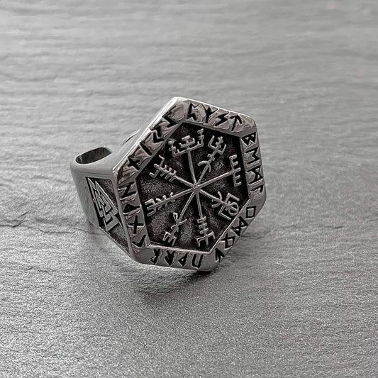 Viking Compass Ring