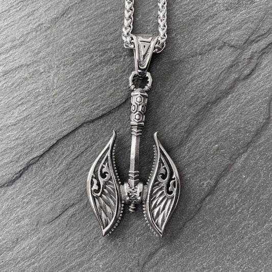 Double Axe Necklace