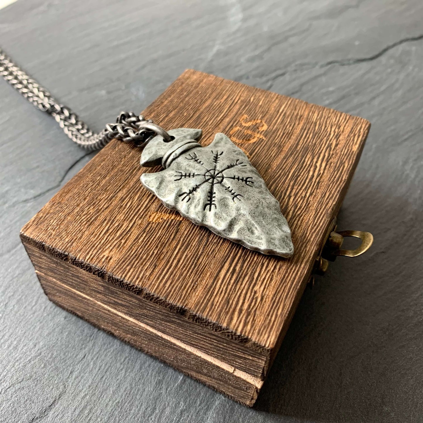 Helm of Awe Viking Necklace