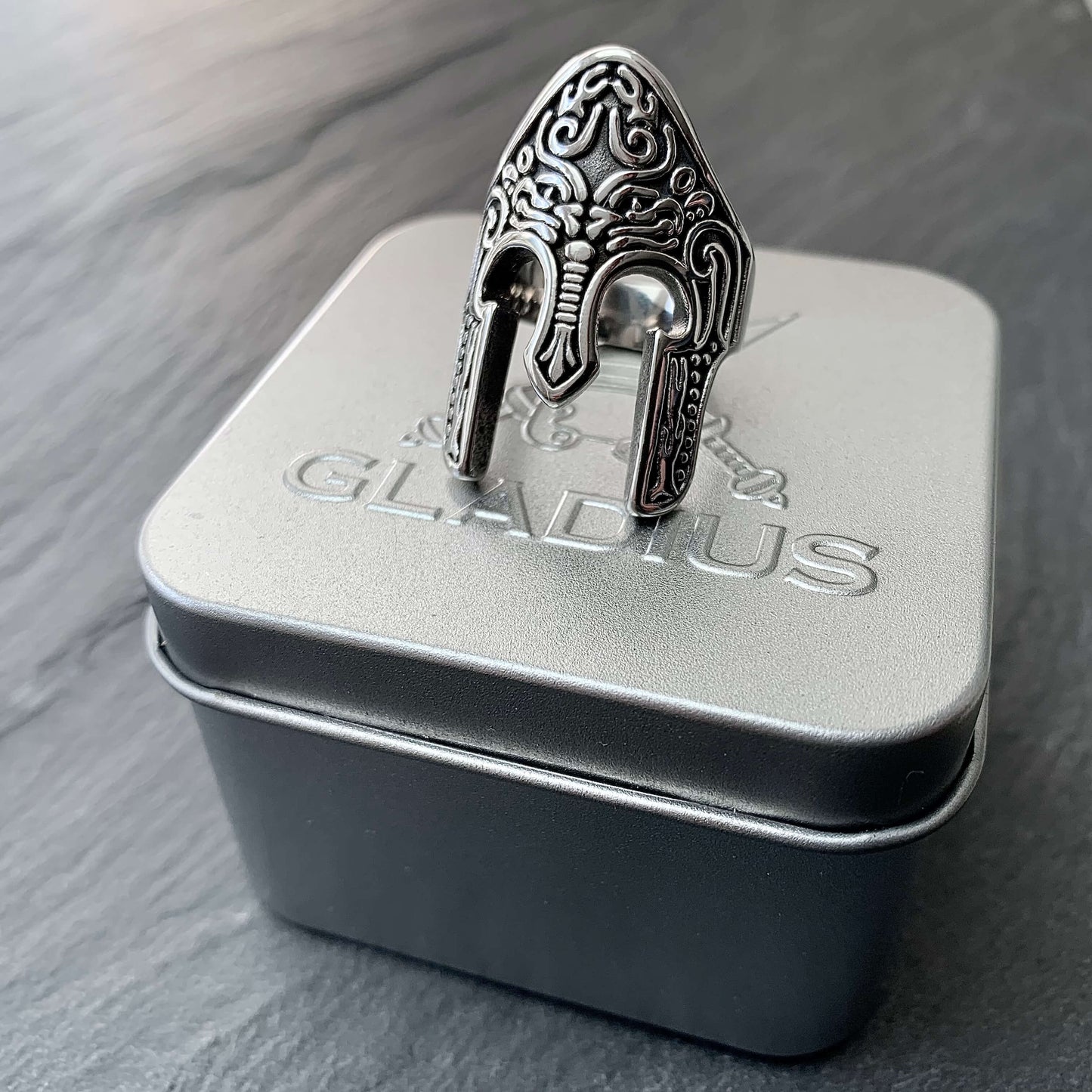 Achilles Helmet Ring